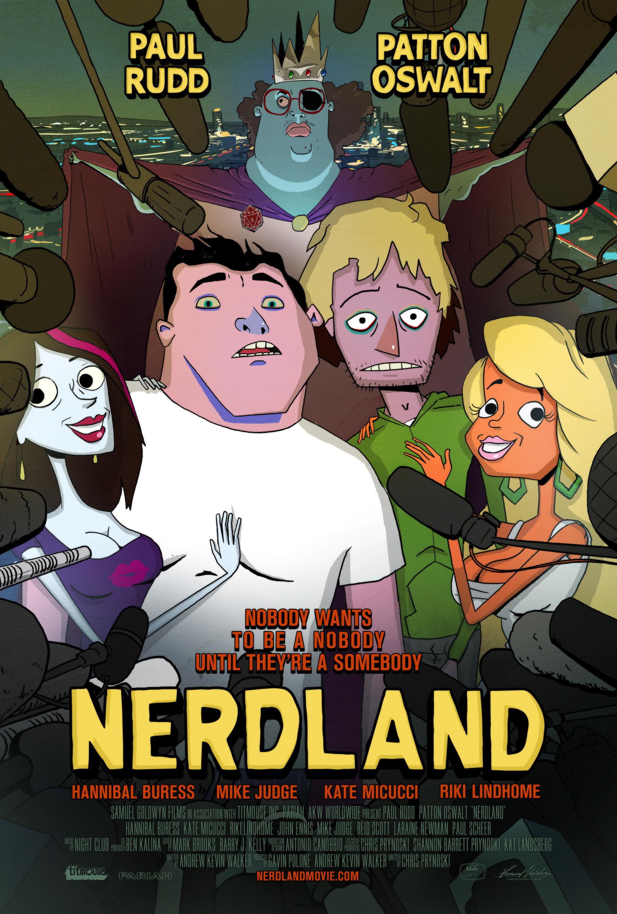 Nerdland poster - similar to My Hero Academia