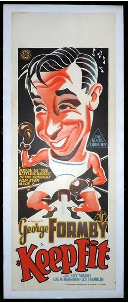 Keep Fit poster - similar to Artie Shaw's Class in Swing