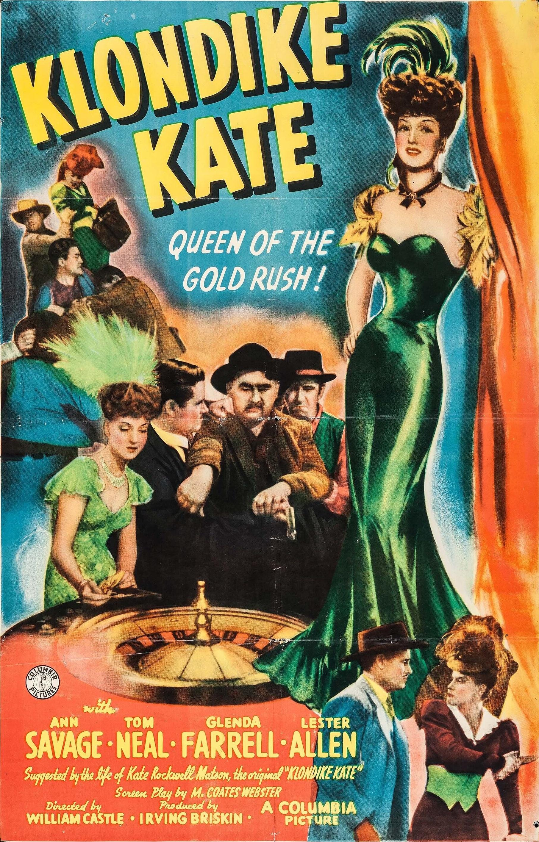 Klondike Kate poster - similar to Western Union
