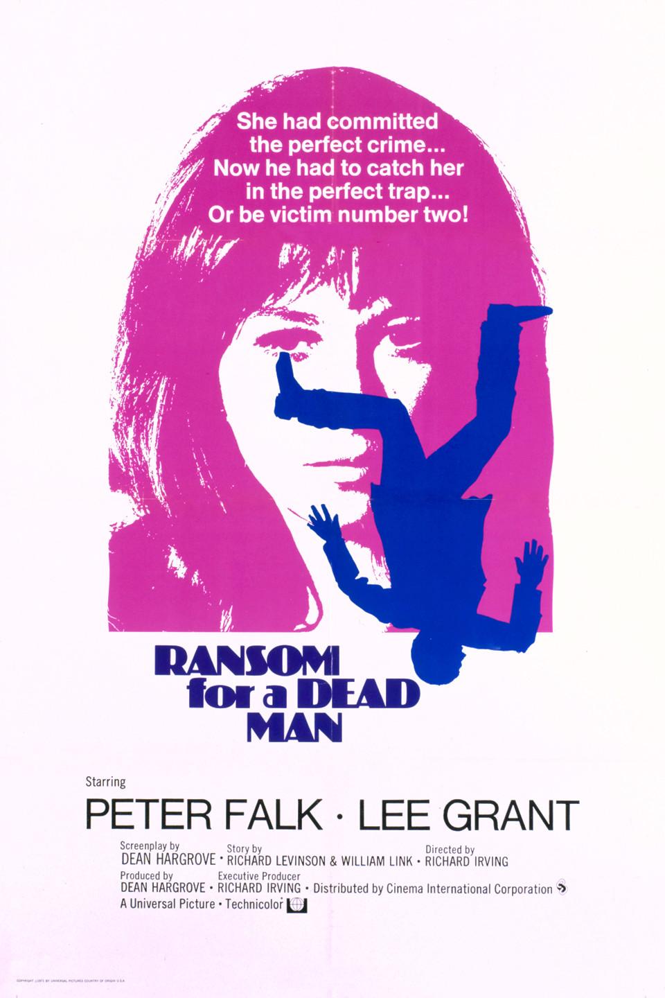 Ransom for a Dead Man poster - similar to A Degree of Murder