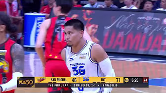 Enciso, Oftana BURY TRIPLES AS TNT BLOWS LEAD vs San Miguel in 3Q | PBA Season 50 Philippine Cup