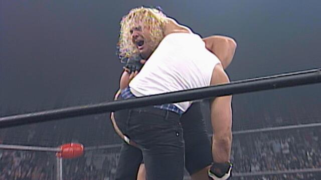 WWE Network: Curt Hennig & Ric Flair vs. Buff Bagwell & Konnan: WCW Monday Nitro, Sept. 8, 1997 background