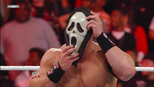 A horror movie icon attacks John Cena: Raw, Oct. 31, 2011 backdrop