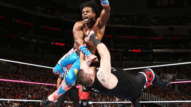 The New Day vs. Kevin Owens & Chris Jericho: Raw, Oct. 3, 2016 background
