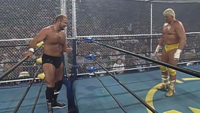 WWE Network: Team Rhodes vs. Stud Stable - WarGames Match: WCW Fall Brawl 1994
