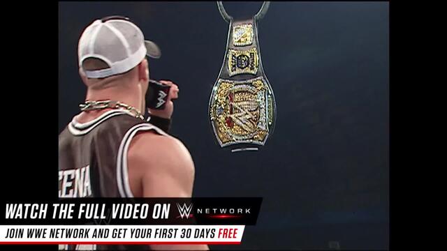 John Cena introduces the WWE Championship Spinner Title: SmackDown, Apr. 14, 2005