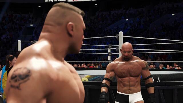 WWE 2K17 Presents - Path to Survivor Series: Lesnar vs. Goldberg background