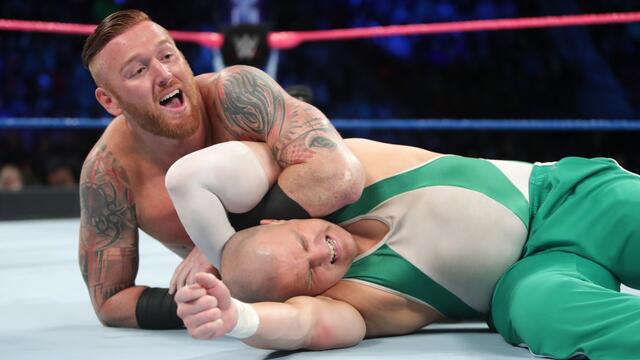 Heath Slater & Rhyno vs. The Spirit Squad - SmackDown Tag Team Championship Match: SmackDown LIVE, Oct. 25, 2016 background