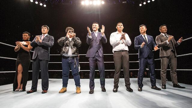 China welcomes WWE's new recruits background