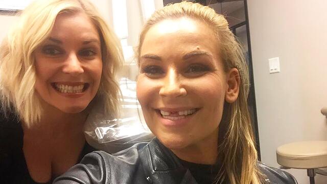 Natalya gets her teeth knocked out