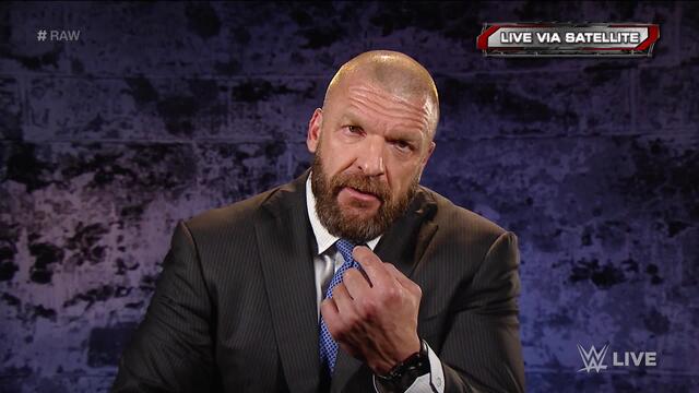 Triple H comments on Seth Rollins' rehabilitation: Raw, March 6, 2017 background