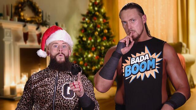 Enzo & Big Cass do some heavy improvising on their must-see reading of "The Night Before Christmas" backdrop