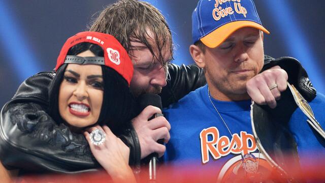 "John Cena" and "Nikki Bella" arrive on Raw: Raw, April 10, 2017
