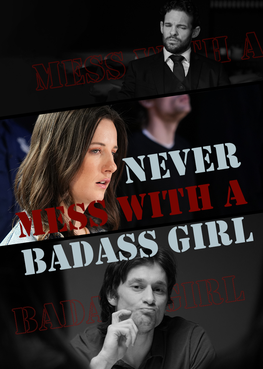 Never Mess With A Badass Girl poster