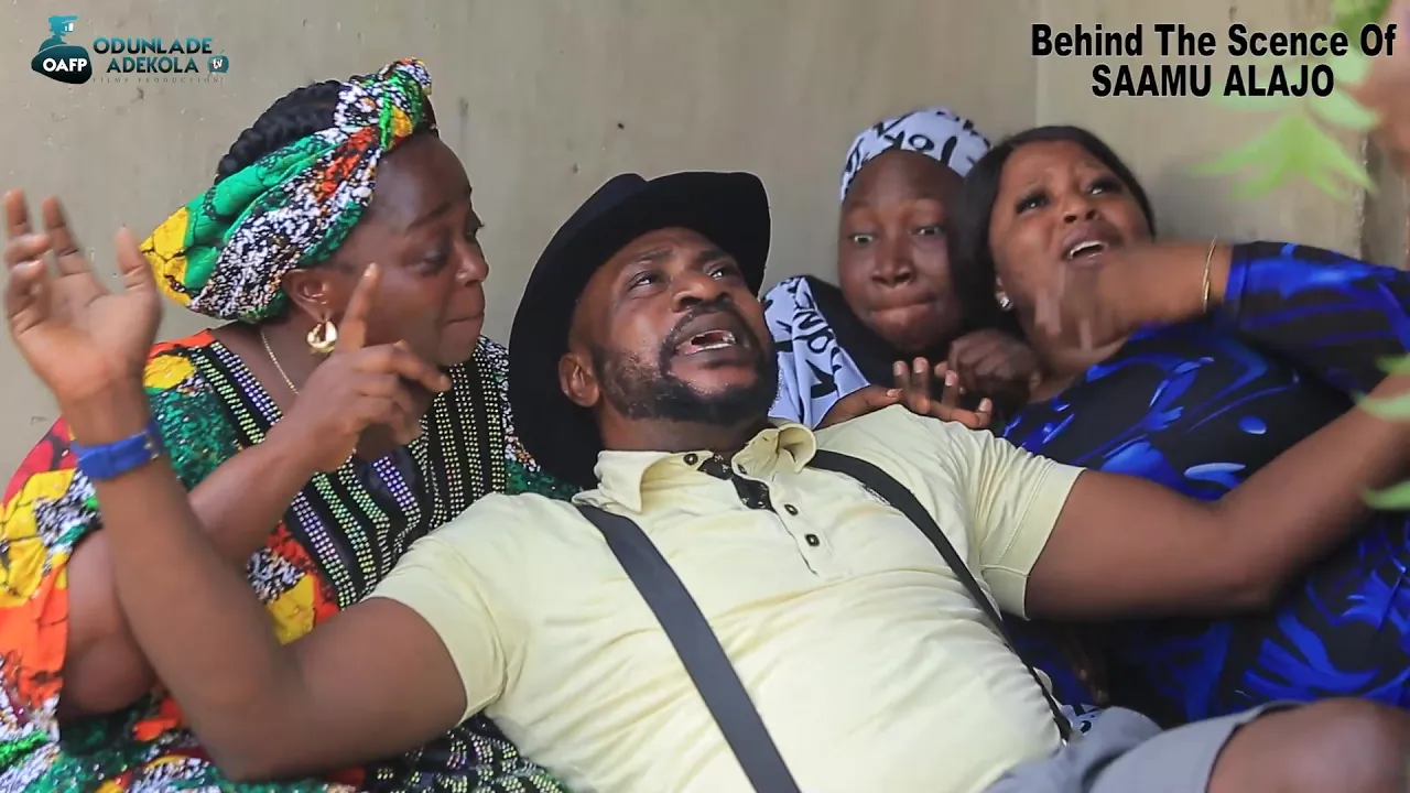 Behind The Scene Of Saamu Alajo Comedy Series
