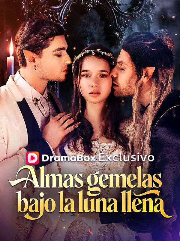 Almas gemelas bajo la luna llena poster