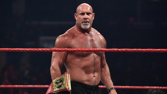 Goldberg meets Brock Lesnar face-to-face before WrestleMania: Raw, March 27, 2017 background