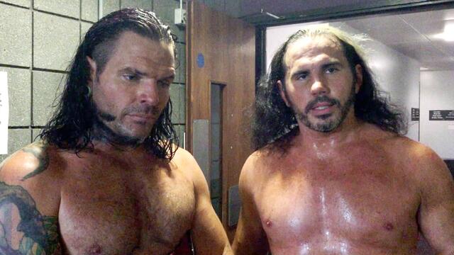 Matt & Jeff Hardy offer up a special thank-you in Dublin, Ireland background