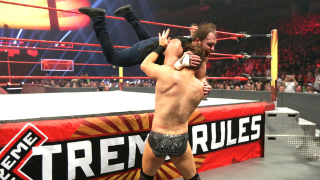 Dean Ambrose comes extremely close to getting disqualified: WWE Extreme Rules 2017 (WWE Network Exclusive) background