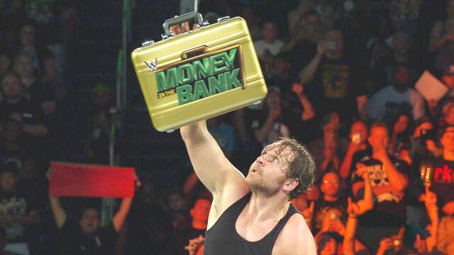Dean Ambrose wins the WWE Money in the Bank Ladder Match: WWE Money in the Bank 2016