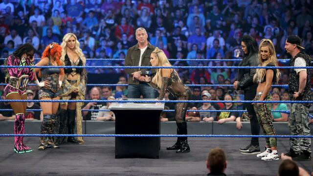 WWE Backlash Six-Woman Tag Team Match Contract Signing: SmackDown LIVE, May 16, 2017