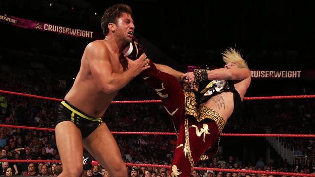 Enzo Amore, Cedric Alexander & Gran Metalik vs. Noam Dar, Tony Nese & Drew Gulak: Raw, Sept. 4, 2017 background