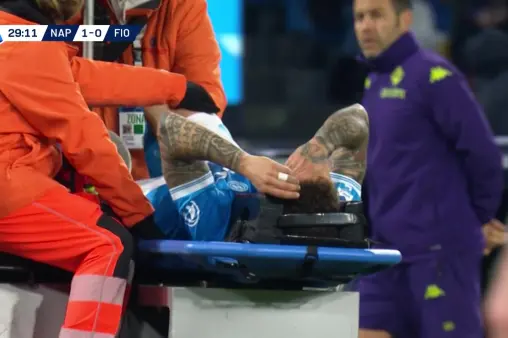 [Highlights] Can't take more injuries! Di Lorenzo can't continue due to knee sprain