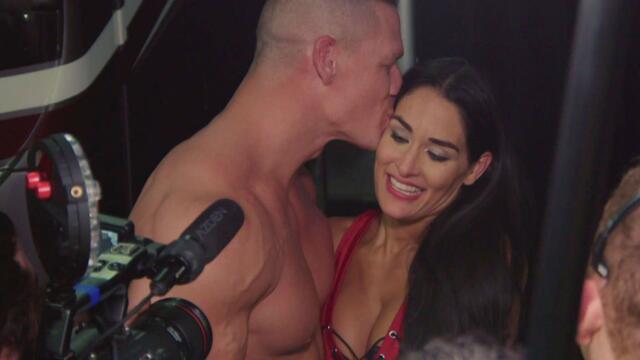 An emotional Nikki Bella is shocked after John Cena's surprise WrestleMania proposal: Total Bellas, Oct. 25, 2017