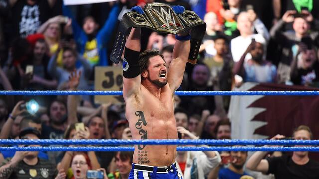 Jinder Mahal vs. AJ Styles - WWE Championship Match: SmackDown LIVE, Nov. 7, 2017 background
