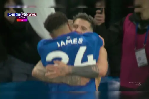 [Goal] Comeback from two down to three! Pedro's cut-back, Enzo's first-time push shot finds the net