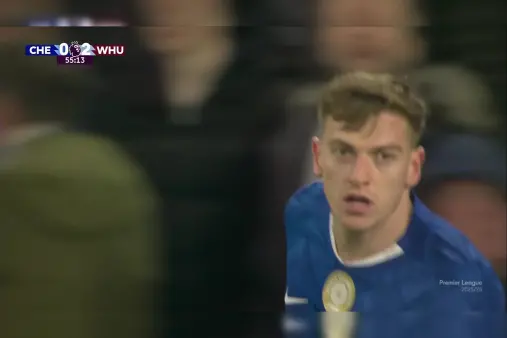 [Highlights] Cucurella's diagonal cross into the box, Drapers' close-range poke wide