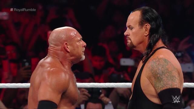 Goldberg and The Undertaker come face-to-face in the Royal Rumble Match: Royal Rumble 2017 (WWE Network Exclusive)