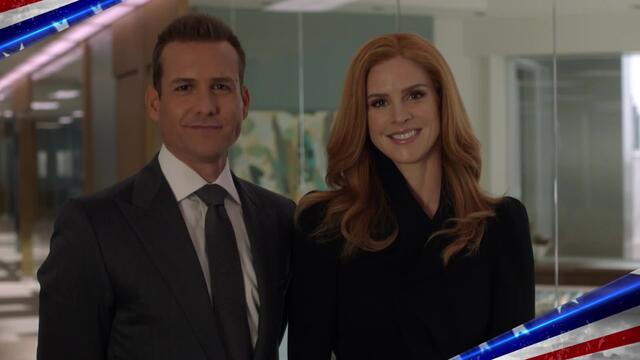 Gabriel Macht and Sarah Rafferty from USA's "Suits" join WWE in paying tribute to the U.S. military