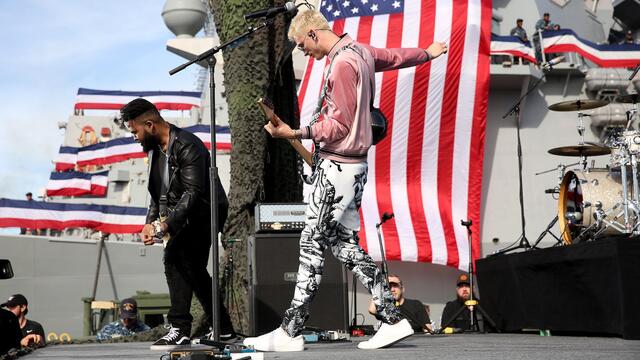 Machine Gun Kelly performs "Let You Go": WWE Tribute to the Troops backdrop