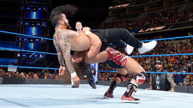 Jey Uso vs. Chad Gable: SmackDown LIVE, Jan. 23, 2018