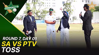 Toss | Sahir Asst vs PTV | President Trophy | 2025-26 | Day 1 | PCB | M2Y1H