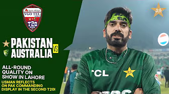 All-round quality on show in Lahore 🔥Usman reflects on Pak commanding display in the second T20I 🏏
