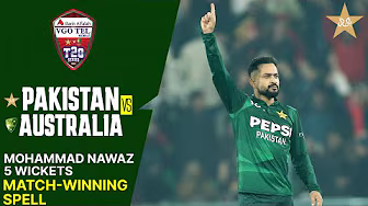Mohammad Nawaz Takes 5 Wickets 🔥| Pakistan vs Australia | Match 03 | T20I Series 2026 | PCB | MJ1K