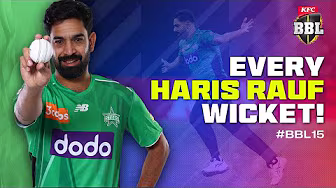 All 20 Wickets Of Haris Rauf's Super Season With Melbourne Stars | #BBL15