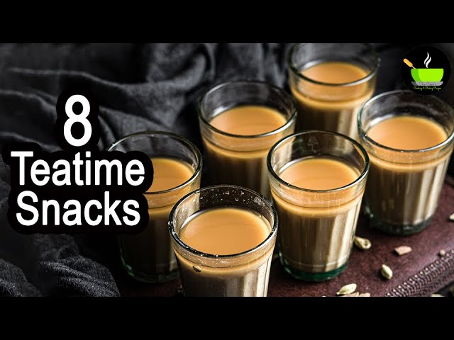 8 Easy Snacks Recipe | After School Snacks Recipe | Evening Snacks | Crispy Teatime Snacks Recipe