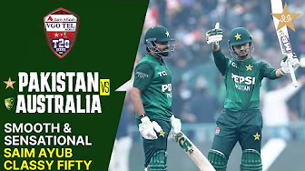 Saim Ayub Classy 56 Runs | Pakistan vs Australia | Match 03 | T20I Series 2026 | PCB | MJ1K