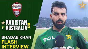 Shadab Khan Flash Interview | Pakistan vs Australia | Match 02 | T20I Series 2026 | PCB | MJ1K