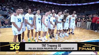 TNT Tropang 5G awarding ceremony | PBA Season 50 Philippine Cup