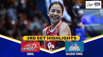 GALERIES TOWER vs. CIGNAL | SET 3 HIGHLIGHTS | 2026 PVL ALL-FILIPINO CONFERENCE