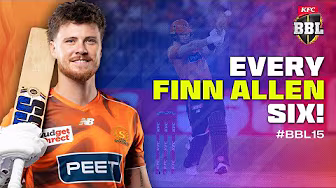 All 38 Sixes From Finn Allen's Record-Breaking Season | #BBL15