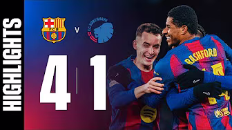 HIGHLIGHTS | FC BARCELONA 4 vs 1 FC COPENHAGEN | UEFA CHAMPIONS LEAGUE 🔵🔴