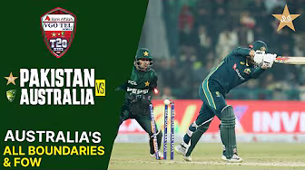 Australia's All Boundaries & FOW | Pakistan vs Australia | Match 02 | T20I Series 2026 | PCB | MJ1K