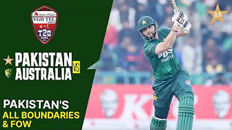 Pakistan's All Boundaries & FOW | Pakistan vs Australia | Match 02 | T20I Series 2026 | PCB | MJ1K