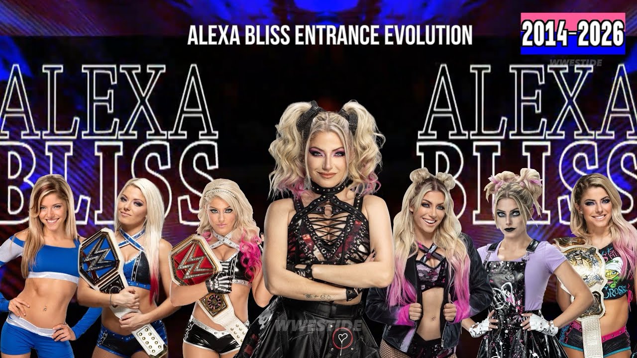Alexa Bliss Entrance Evolution (2014-2026)