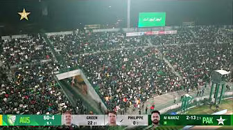 😍 Crowd buzzing! House Full and roaring for Pakistan in the 3rd #PAKvAUS T20I in Lahore 🏟️ | MJ1K